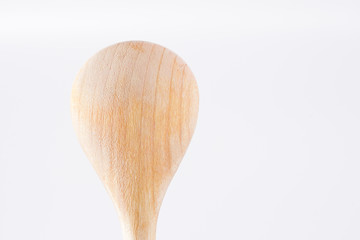 Isolated Wooden Kitchen Utensils