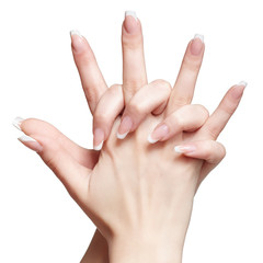 Obraz na płótnie Canvas closeup of healthy hands