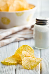 crispy potato chips