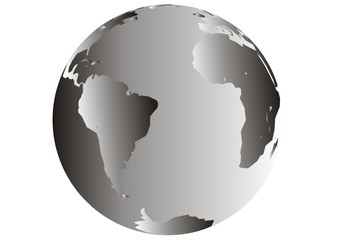 Globus - Südamerika - Afrika - Transatlantik