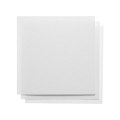 Paper notes isolated on white