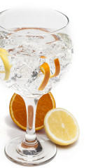 Gin tonic cocktail