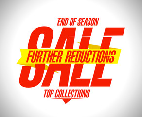 Further reductions sale design template