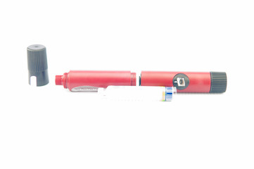 Separated content of Insulin pen