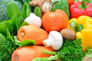 fresh fruits and vegetables