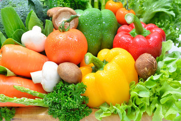 fresh fruits and vegetables