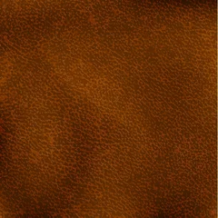 Deurstickers Aged brown leather texture - eps10 © LeysanI