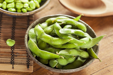 Green Organic Edamame with sea salt