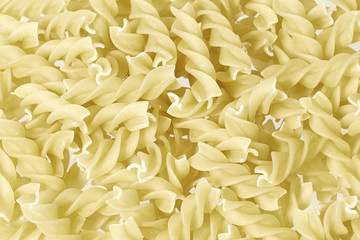 Raw pasta twists