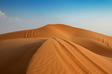 The road to the dunes