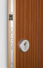 Wooden doors with lock 8