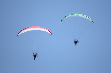 Powered paragliders