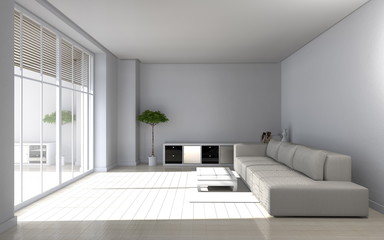 modern living room - interior architecture