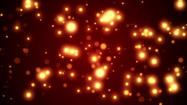 Hot Sparkling Looped Motion Background