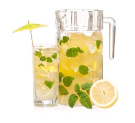 Lemonade with mint