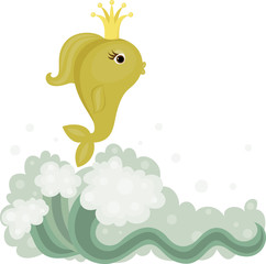 Golden princess fish