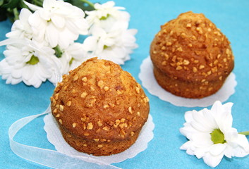 Cakes with nuts