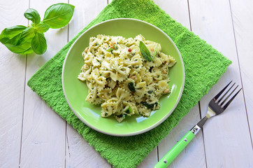 Spinach and Pine Nut Pasta