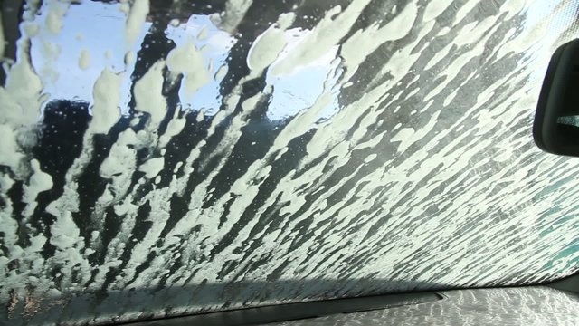 Automatic car wash. 2 cuts . Original sound