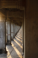The corridor of Angkor Wat