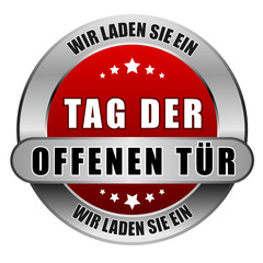 5 Star Button rot TAG DER OFFENEN TÜR WLSE WLSE