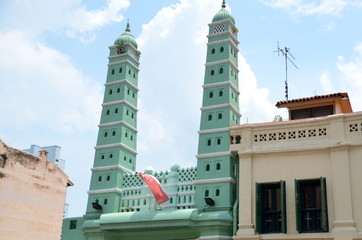 Obraz premium Masjid Jamae Mosque in Singapore Chinatown