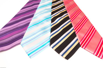 Ties with stripes
