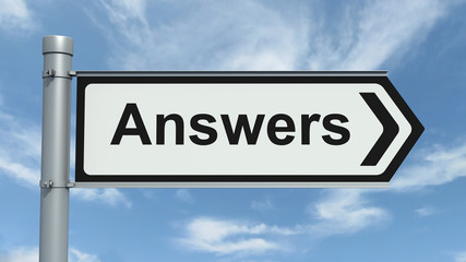 Road Sign - Answers
