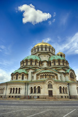 Fototapeta na wymiar Aleksandra Newskiego w Sofii, Bulgaria.HDR obrazu