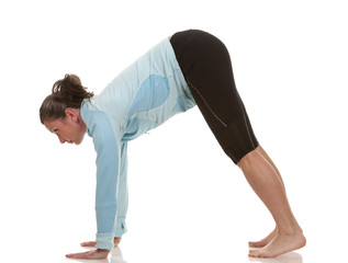 fitness woman stretching