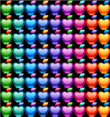 Vector colorful Background. Mosaic