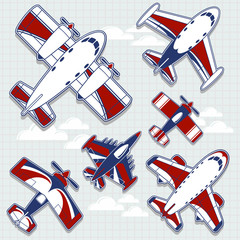 airplane vector collection © Sergio Hayashi