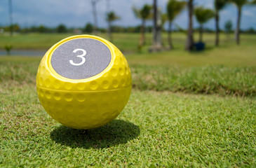 Number of hole in golf