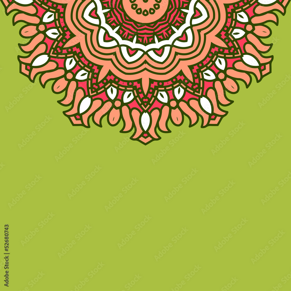 Aufkleber vector round decorative design element