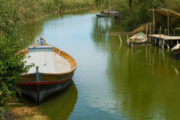 La Albufera fishing boats