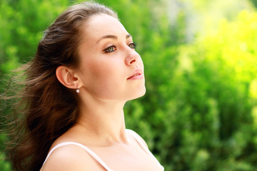 young woman outdoor