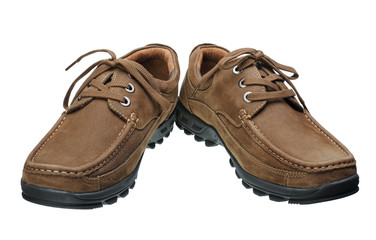 Brown men's shoes