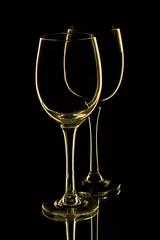 Foto op Aluminium wine glass. © sergei voropaev