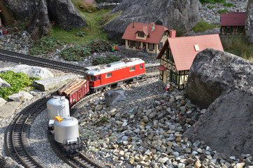 Miniature mountain railway
