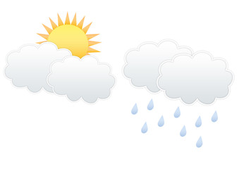 Cloud and Sun, Cloud and raindrops