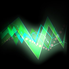 Neon abstract vector background concept template