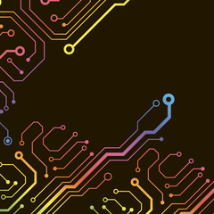 circuit board background. eps10 vector illustration