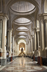 Palermo - Side nave of cathedral or Duomo