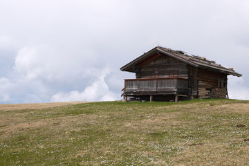 Hütte auf der Alm