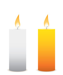 Candles. Vector