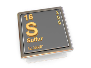 Sulfur. Chemical element.