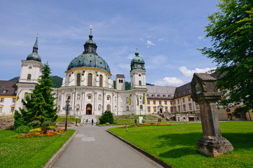 Fototapeta na wymiar Ettal Abbey in Upper Bavaria, Germany