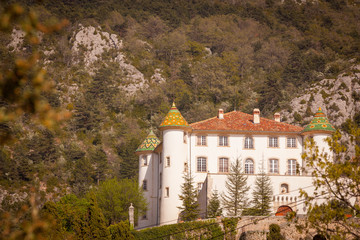 Fototapeta na wymiar Aiguines Zamek
