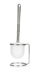 Toilet brush isolated on white