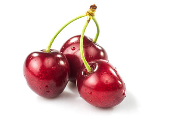 three wonderful cherries